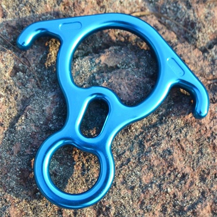 50KN Rescue Figure 8 Descender For Rappelling Belaying Mountaineering