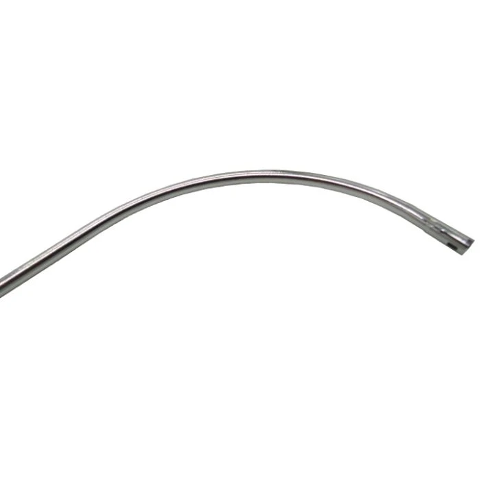 ENT Stainless Steel Endoscopic Bent Catheter Tube